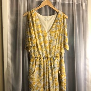 Cold Shoulder Dress with Pockets!